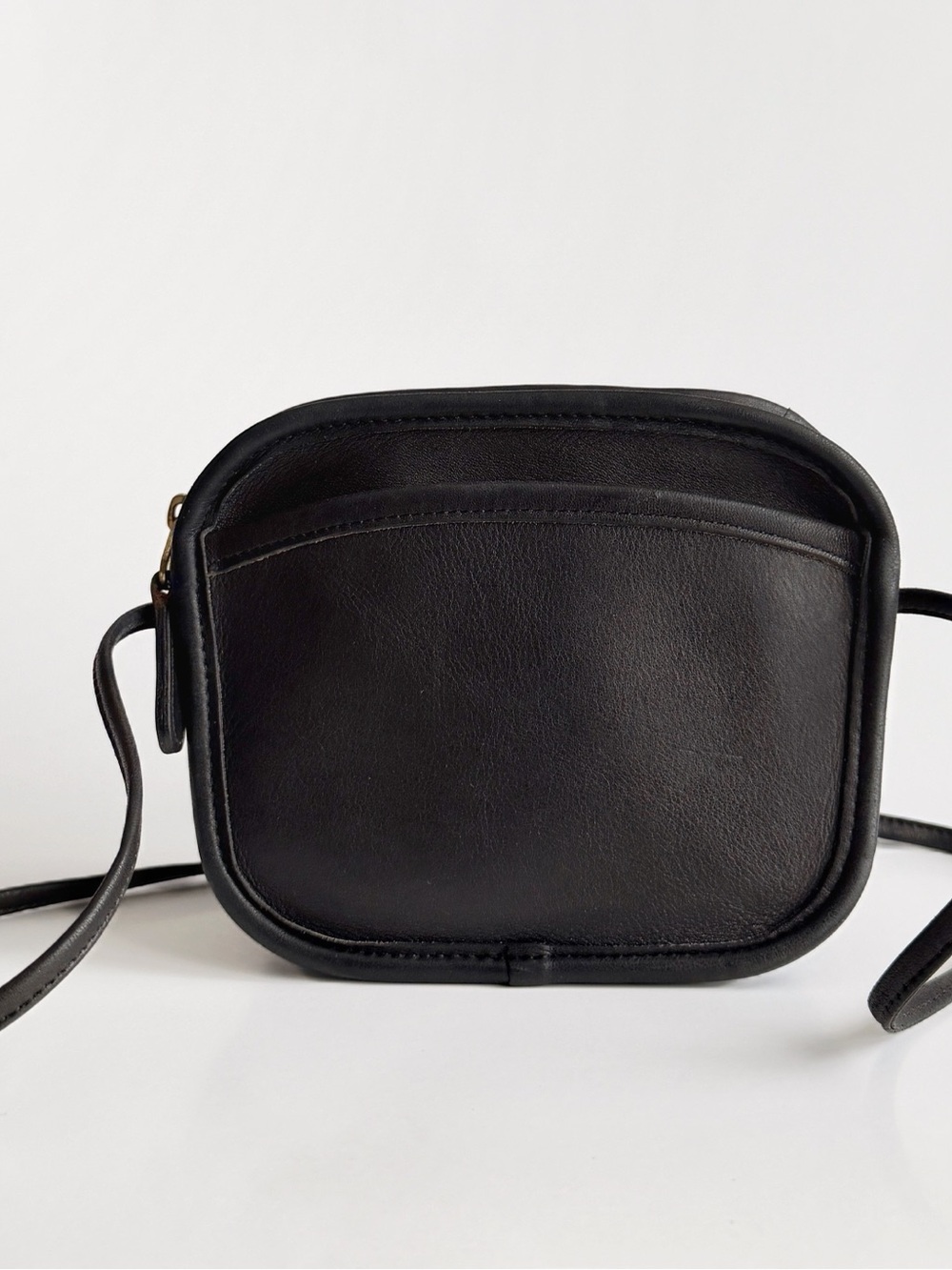 Vintage Coach 9935 Hadley Zip Bag USA Black Shoulder Crossbody 1994